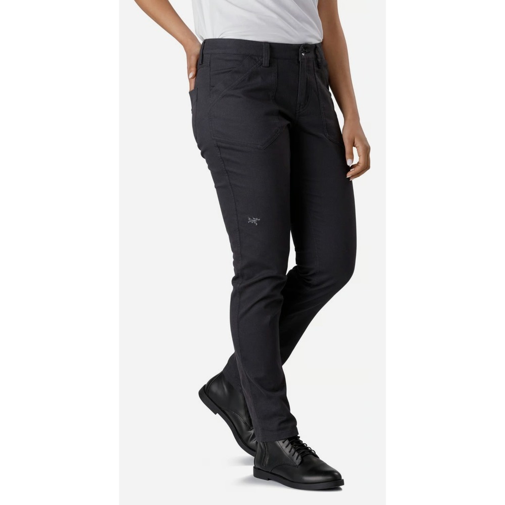 ARC'TERYX WOMEN'S Size 6 Gray Black MURRIN PANTS Hiking Outdoors EUC Minimalist